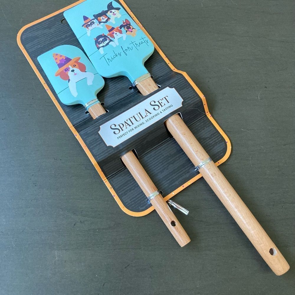 Halloween Costume Dogs Kitchen Fall Spatulas Utensils Baking Set - Picture 2 of 3